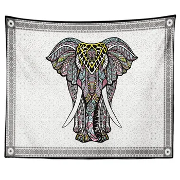 

Creative Moon Sun Elephant Printed Large Wall Tapestry Cheap Wall Hanging Bohemian Wall Tapestries Mandala Wall Art Decor