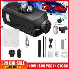 Car Heater 8KW 12V Air Diesels Heater Parking Heater With Remote Control LCD Monitor for RV, Motorhome Trailer, Trucks, Boats 12v 3kw diesels air parking heater air heating 3000w lcd switch for boats bus car trailer heater silencer remote control