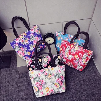 

Fashion Women Girls Printing Canvas Shopping Handbag Shoulder Tote Shopper Bag