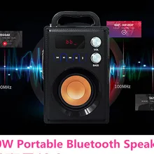 A800 20 Вт портативный Bluetooth динамик большой мощности тяжелый бас беспроводной динамик s сабвуфер поддержка дистанционное управление FM, микрофон TF AUX USB