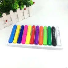 Боди рисунок образовательные вечерние 12 цветов моющийся макияж нетоксичный Косплей мелки лицо палочка для рисования игрушки для детей