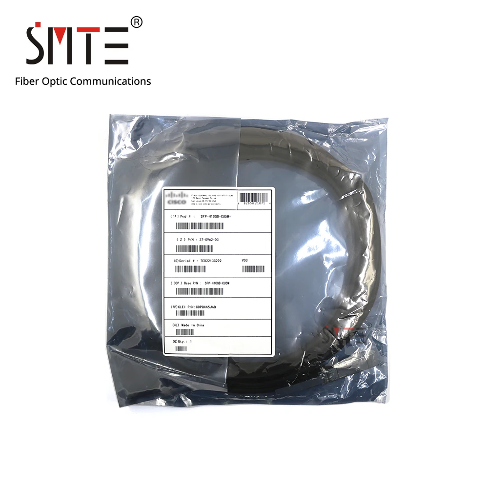 SFP H10GB CU5M 37 0962 03 5 m SFP 10G DAC 10 гигабитный Волоконно-Оптический Высокоскоростной медный кабель