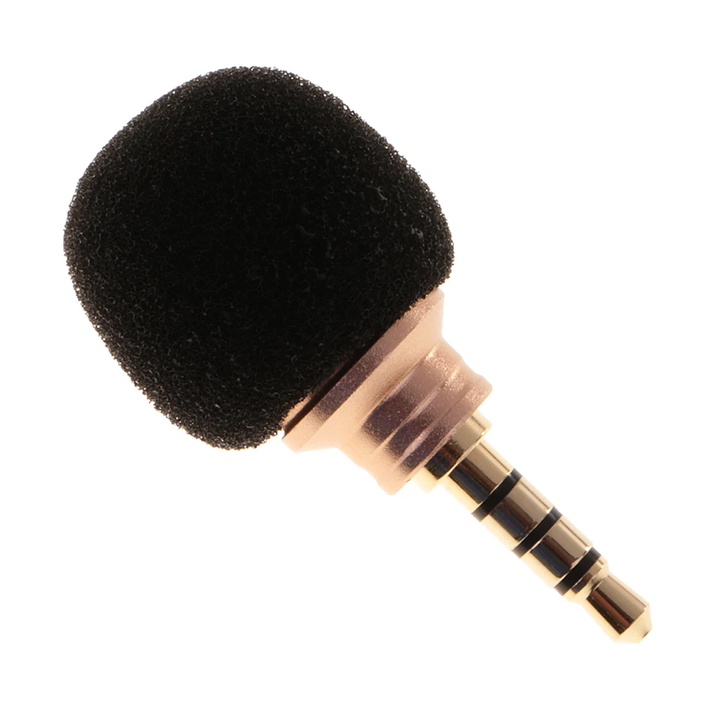2 шт Мини 3,5 мм микрофон всенаправленный микрофон для мобильного телефона смартфона iPad iPhone5 6s Мобильный Телефон Запись портативный