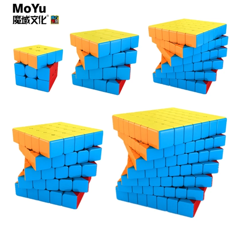 MoYu meilong 3x3 4x4 неокуб куб 5x5 6x6 7x7 кубик рубика скоростной Магический Куб