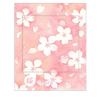 

Designs Japanese Cherry Blossoms Sticky Notes Cute Paper Bookmark Pink Sakura Label Sticker Mini Notepad Kawaii Stationery
