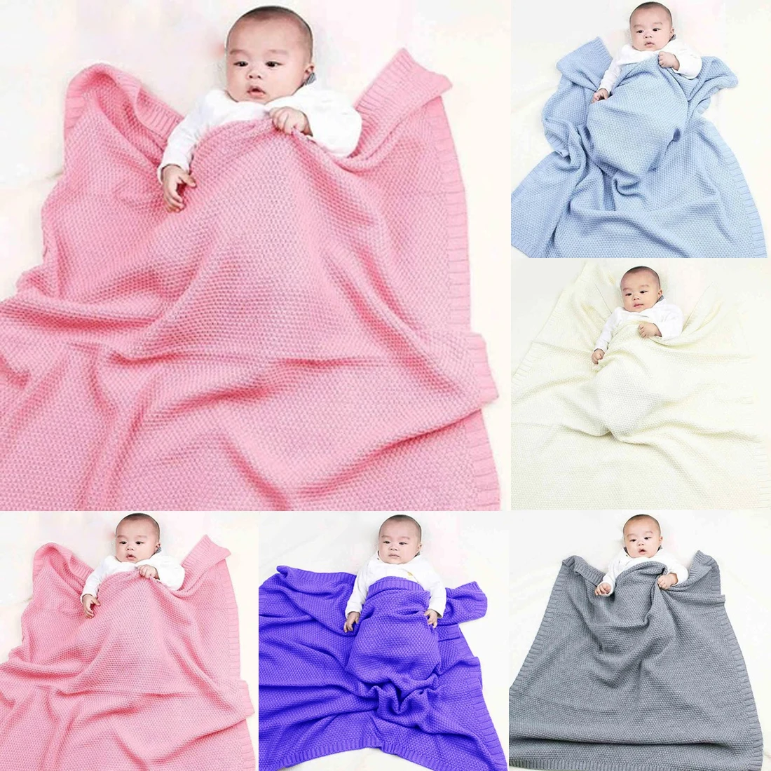 0,8*1 м детское одеяло вязаное Пеленальное Одеяло для новорожденных мягкое одеяло для малышей