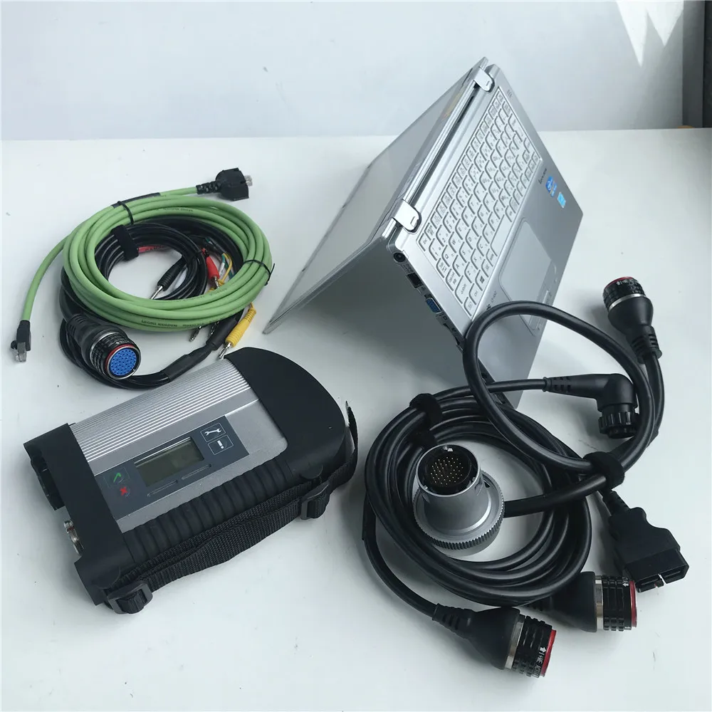 

High Quality Mb Star C4 SD Connect with 2019.09 DSA/DTS/Vediam SSD Laptop CF-AX2 MB SD Connect Compact 4 Diagnostic Tool + WiFi