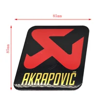 AKRAPOVIC алюминиевый термостойкий мотоцикл Выхлопная наклейка на трубы наклейка для sc ar Yoshimura AKRAPOVIC Leovince
