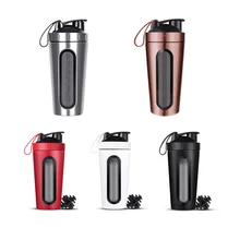 Протеиновый порошок, спортивный шейкер, бутылка для воды, для тренажерного зала, питание, блендер, чашка из нержавеющей стали, вакуумная изоляция, новинка