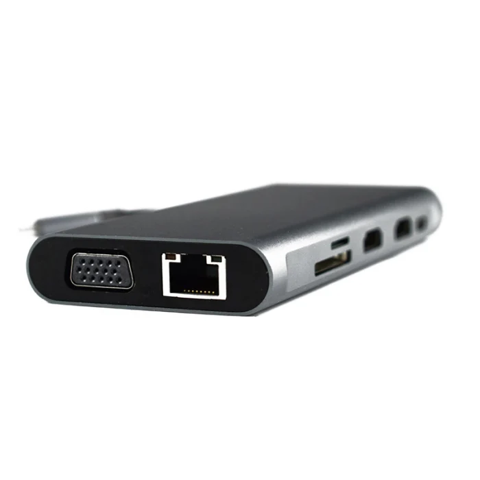 USB C концентратор ноутбук док-станция Тип C адаптер многофункциональный для Windows компьютер FKU66