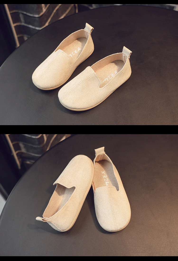 New Arrivals Girls Boys Shoes Children Loafers Slip-on Flat Shoes Baby Kids Flats Soft Princess Single Shoes Zapatos De Ninos