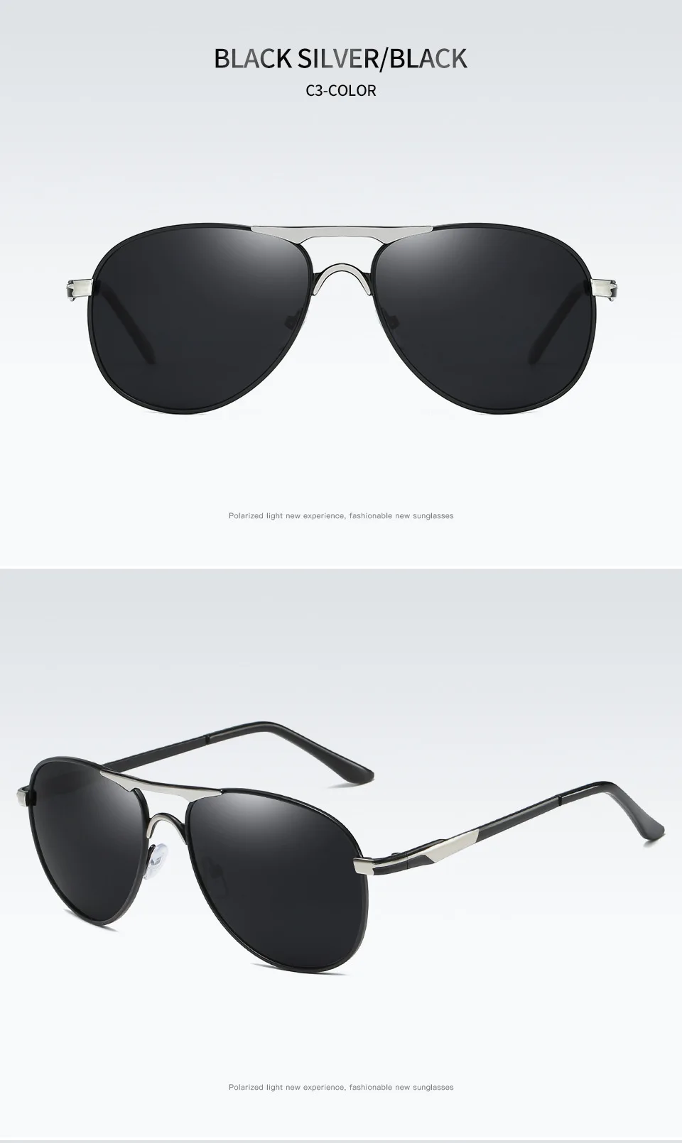 KARL Брендовые мужские поляризованные солнцезащитные очки, очки пилота, Ретро стиль, Овальные, черные, для вождения, солнцезащитные очки для мужчин, металлическая оправа, Oculos De Sol