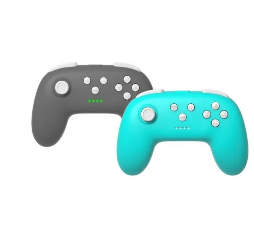 Лидер продаж, мини-джойстик для Nintendo Switch Pro, геймпад, беспроводной Bluetooth джойстик, пульт дистанционного управления для switch lite, консоль, геймпад, джойстик - Цвет: Grey and green