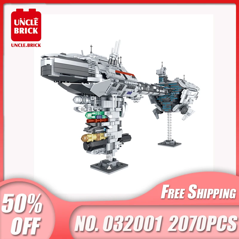 MOC War Nebula Medical Corvette 032001 21001 креативная модель звездного корабля строительные блоки
