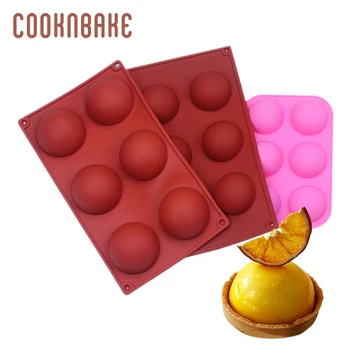 

Wholesale Silicone Mold for cake soap dome candy chocolate form cake pastry decoration tool round bread jello mold pack of 10