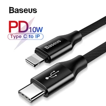 Baseus usb type C к usb-кабелю для iPhone Xs Max XR Xs X 10W PD кабель быстрой зарядки type C для iPhone USB шнур зарядное устройство магнитная зарядка магнитный кабель
