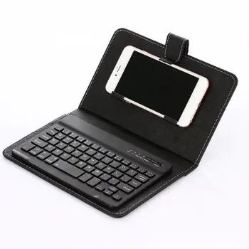 

Universal Design PU Leather Wireless Keyboard Case for iPhone Protective Mobile Phone with Wireless Keyboard For iPhone Sale