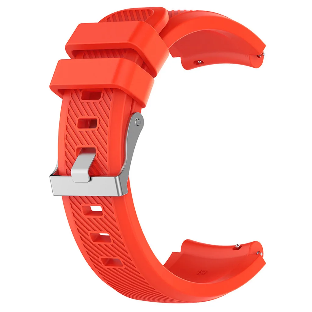 Замена мягкий силиконовый ремешок для часов Ремешок для Huami Amazfit Gtr 47 мм Новое поступление#20191015 - Цвет: Оранжевый