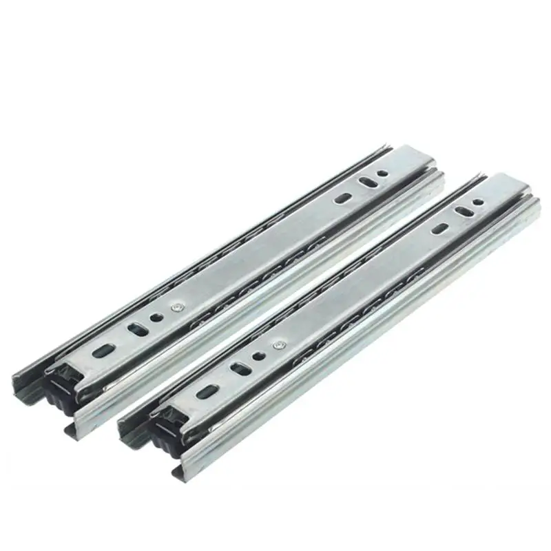 

Top-2 Pcs x 8" 2-fold Ball Bearing Telescopic Cabinet Drawer Slide Rails