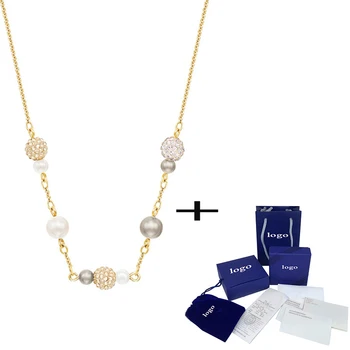 

SWA 2020 New Exquisite And Elegant Lady Jane Crystal Pearl Necklace To Send His Wife A Romantic Birthday Gift For Girlfriend
