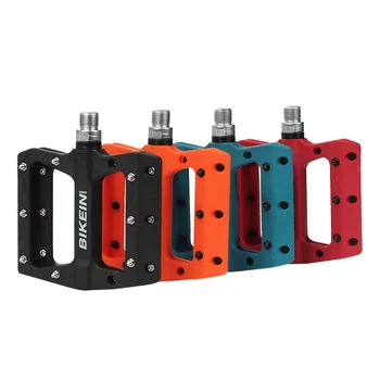 

Ultralight Cycling Mountain Bike Nylon Pedals BMX Bicycle 9/16 Inch Multi-Colors Flat Platform Pedals MTB Accessories