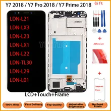 

New NEW ML1 Display For Huawei Y7 Prime 2018 LCD Display Touch Screen Replacement For Nova 2 Lite Display Tested Lcds