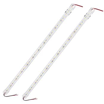 

2PCS Warm White Premium Aluminum LED Strip Rigid LED Strip Rigid LED Bar Light for Home Lighting Decoration