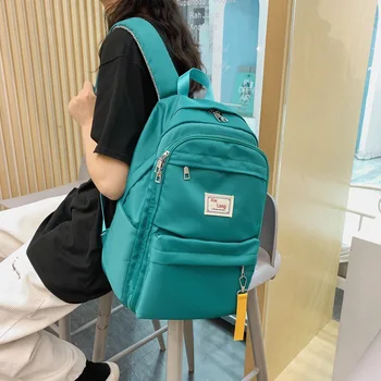 

2020 new large-capacity school bag female college student backpack high school campus travel backpack