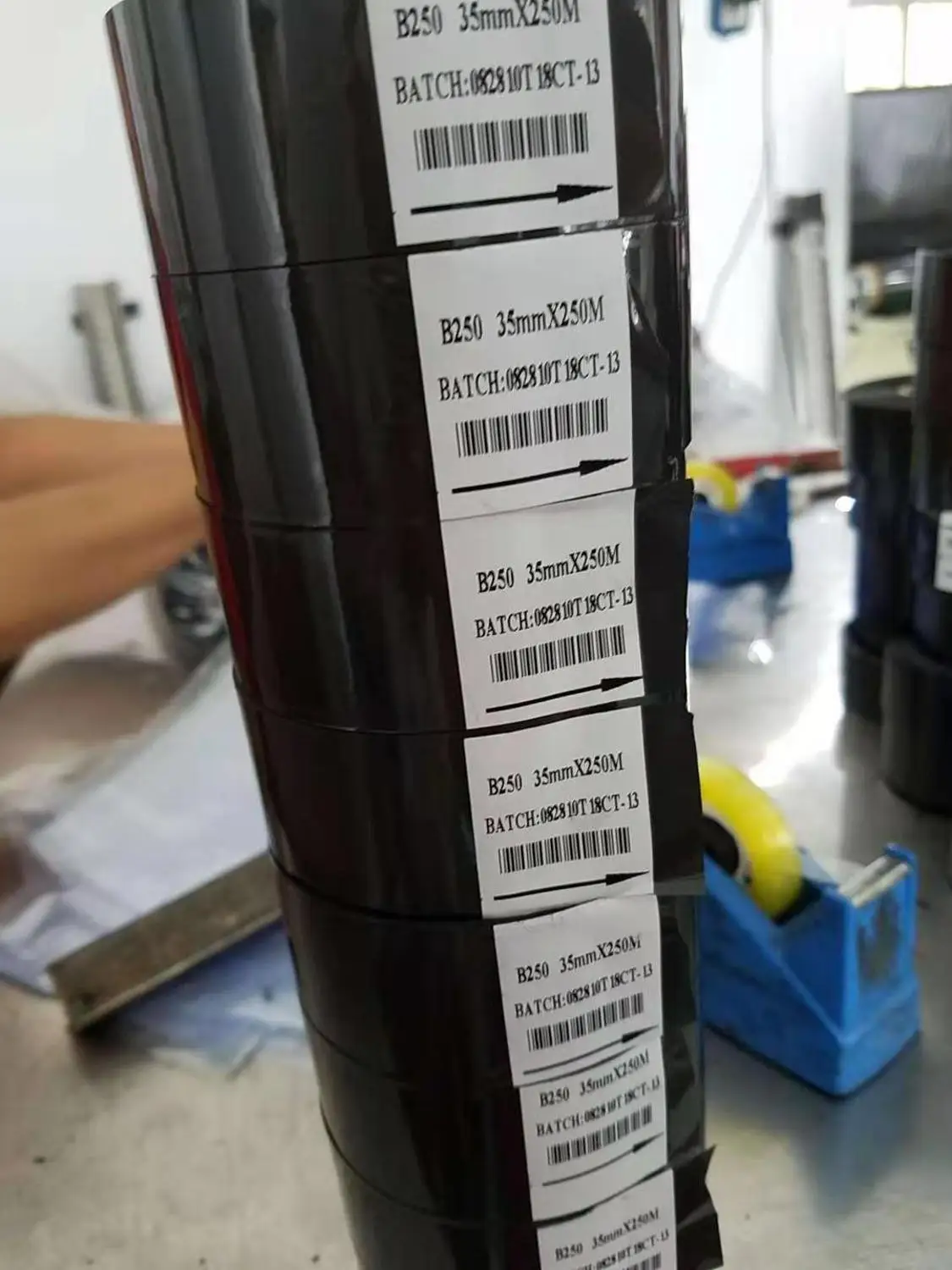 

Black Width 35mm length 250M coding ribbons for packing plastic bags