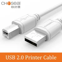 CHOSEAL USB Cable USB para impresora A B 2,0 A macho A B macho Cable para impresora HP Canon Dell Epson, Lexmark USB 2,0 Cable de impresora
