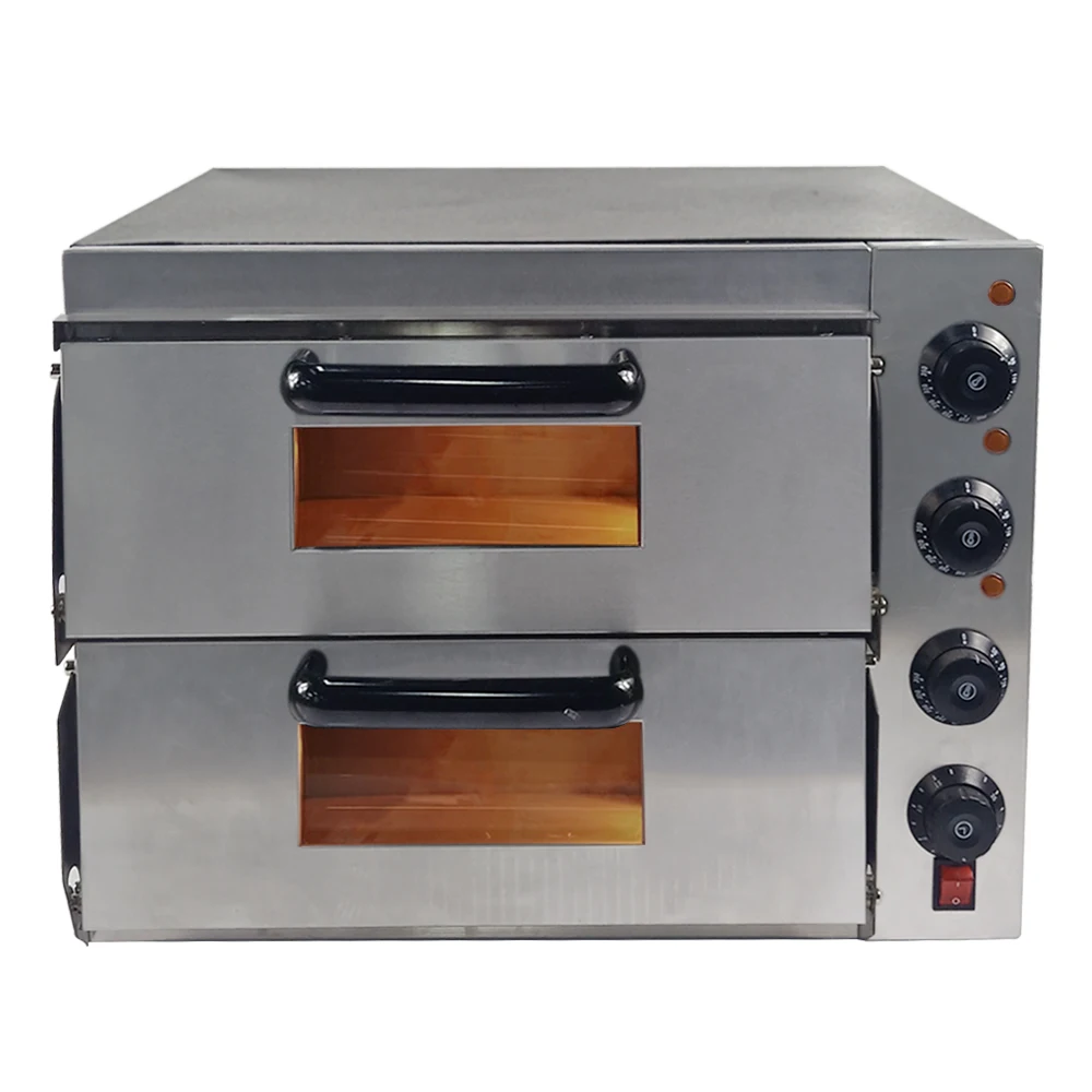

Stone Bakery Electric Pizza Oven Thermosat Control Bake Oven Timer Multi-function Oven For Roasted Cake Chicken Bread