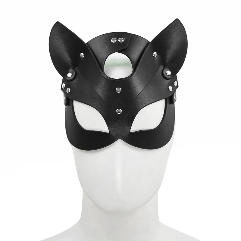 Anime Cosplay Headwear High Quality Faux Leather Rabbit Cat Ear 