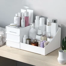 Make-up Schubladen Organizer Box Schmuck Lippenstift Lagerung Boxen organizzatore cassetti Container Bilden Fall Kosmetische Container(China)