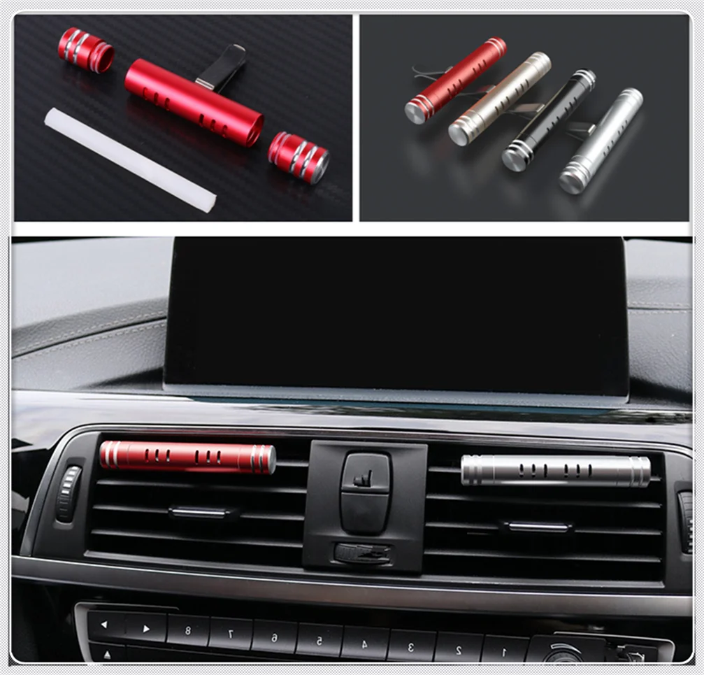 Car shape air conditioning mouth aroma lasting perfume aromatherapy for Kia Soul Forte5 Cadenza Telluride Pro Venga