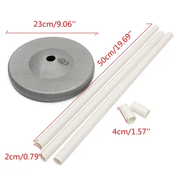 

New 1 Set PVC Balloon Column Stand Kits Arch Stand with Frame Base and Pole for Wedding Birthday Party Decoration Supplies