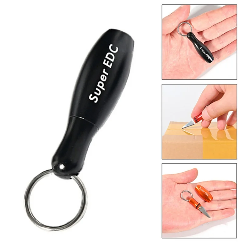 

Cutting Tool Stainless Steel Multi-function EDC Portable Mini Tool Key Ring Pendant Tool Capsule Knife Tiny Cutting Tool 1