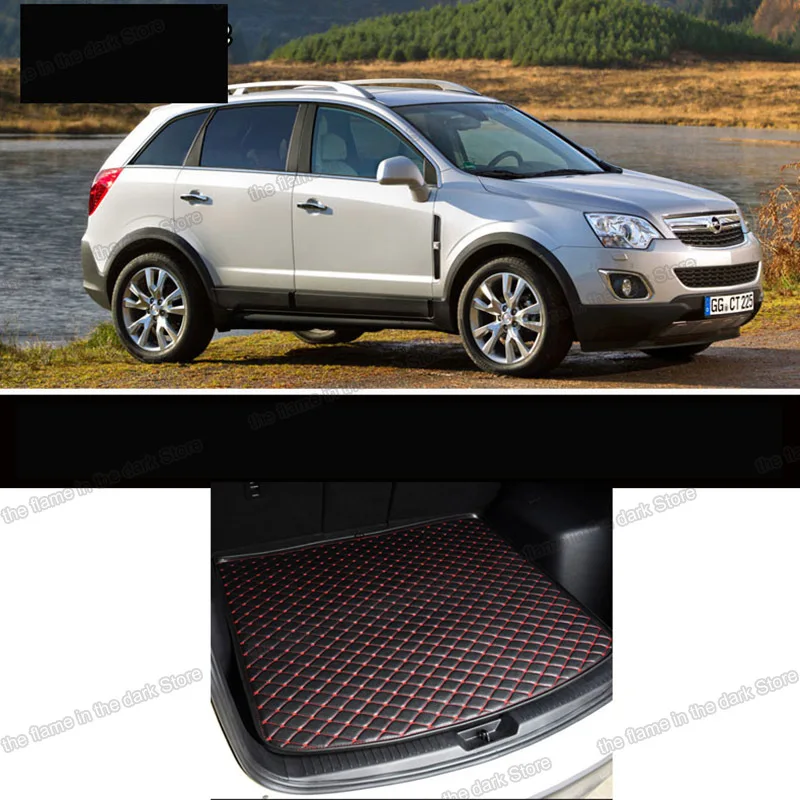 lsrtw2017 for opel antara leather car trunk mat cargo liner 2006 2007 2008 2009 2010 2011 2012 2013 2014 2015 carpet acessories |