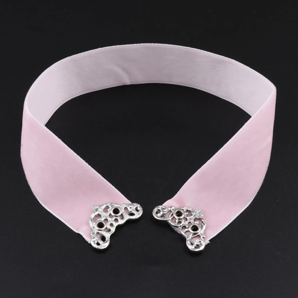 Wide Thick Punk Boho Summer Velvet Lace up Choker Necklaces Adjustable for Women Girls