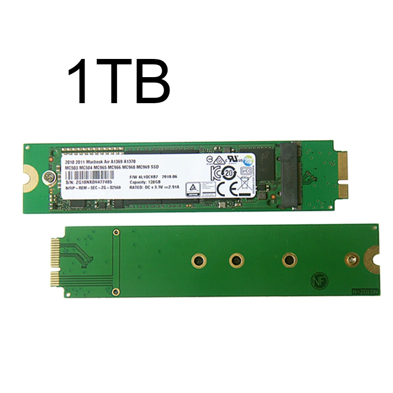  NEUE 1TB SSD Für AIR 2010 2011 A1369 A1370 MC503 MC504 MC505 MC506 MC965 MC966 MC968 MC969 1024GB s
