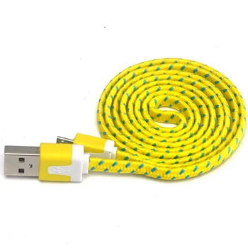 

New Mini Connector 3FT Rope Micro USB Fast Charger Wire Charging Sync Data Cable for Huawei Xiaomi Android 1m/2m/3m #2
