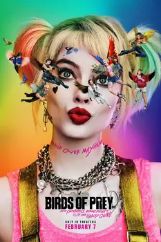 

Birds of Prey movie Harley Quinn art print poster silk or canvas 16x24 24x36 inch living room bedroom decorative painting