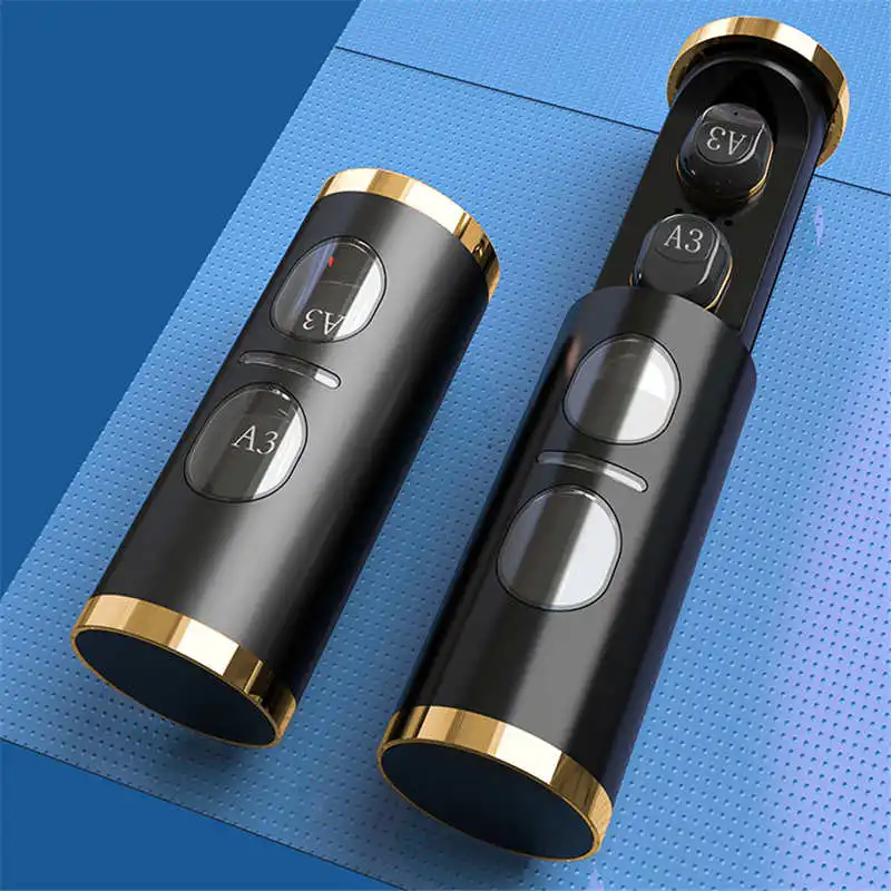 C A3 TWS Bluetooth наушники IPX5 водонепроницаемые мини портативные беспроводные наушники HIFI вкладыши для IOS Android телефон для Xaiomi huawei - Цвет: C
