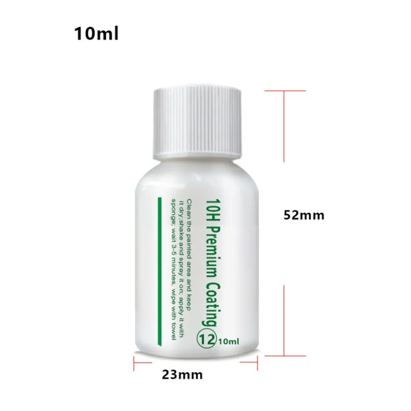 10/20/50 мл 10H премиум-класса нанопокрытие автомобиля окисления жидкости Керамика покрытие Краски уход автомобильное покрытие жидкое костюм