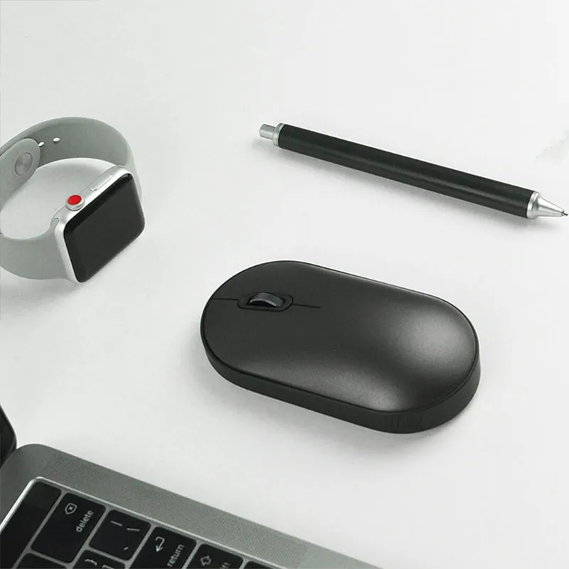 Xiaomi Mijia Bluetooth Двухрежимная портативная мышь Air Bluetooth двухрежимное подключение ультратонкий портативный модный компьютер цифровой