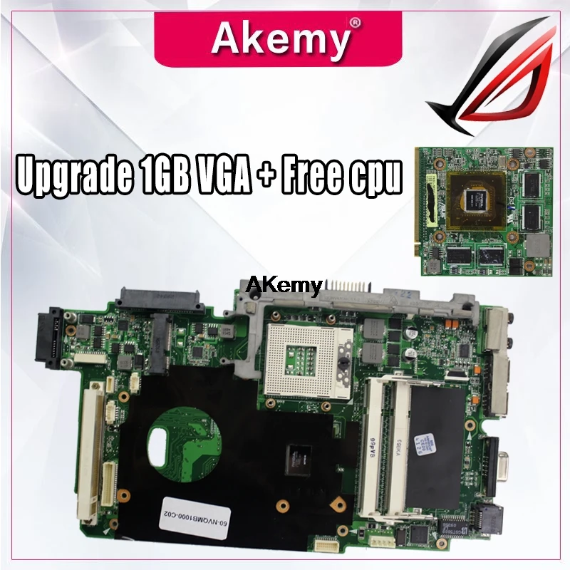 Upgrade 1 Gb Vga + Gratis T7500 Cpu Voor Asus K51AB K51AF K70AF K70AB K70AD Laptop Moederbord Moederbord 100% Ok Upgrade 1 Gb Vga + Gratis T7500 Cpu Voor Asus K51AB K51AF K70AF K70AB K70AD Laptop Moederbord Moederbord 100% Ok