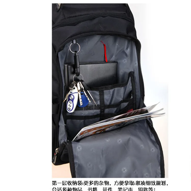 

Men's Business-Style Large-Volume Business Trip Women's Casual Travel Light Computer Laptop Backpack Students Saber Anti-Theft