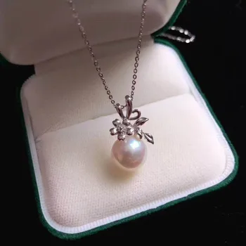 

Jewelry Handwork Pendant Base S925 Sterling Silver Pearl Pendant Accessories And Parts Findings Jewelry For DIY Fittings Women