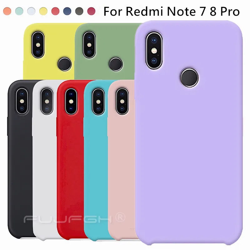 Официальный стильный жидкий силиконовый чехол для Xiao mi Red mi Note 8 7 Pro Официальный чехол для Xiao mi Red mi 7 7A 8 8A K20 mi 9T Pro Чехол