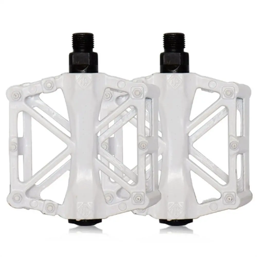 1 Велосипедные педали сверхлегкие велосипедные педали подшипник из сплава на основе алюминия оси противоскользящие педали для дорожного велосипеда - Цвет: 1