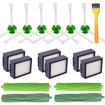 

EAS-Replacement Parts Kit Vacuum Cleaner Replenishment Brush Filter Accessory for Irobot Roomba I7 + I7 Plus E5 E6 E7 Series
